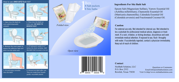 Anal Fissure Ano-Sitz Bath Kit
